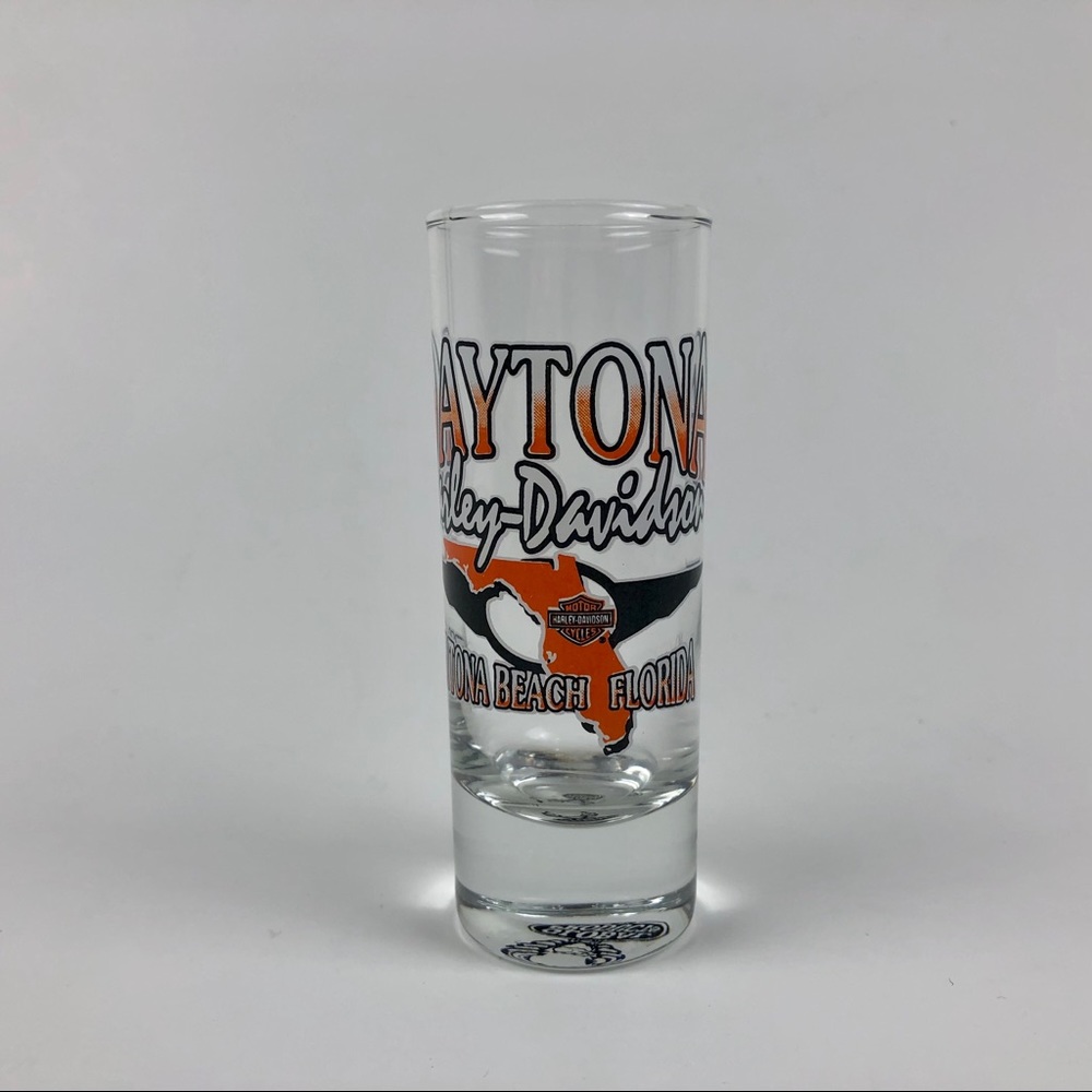 Daytona Beach Florida Harley Davidson Shot Glass